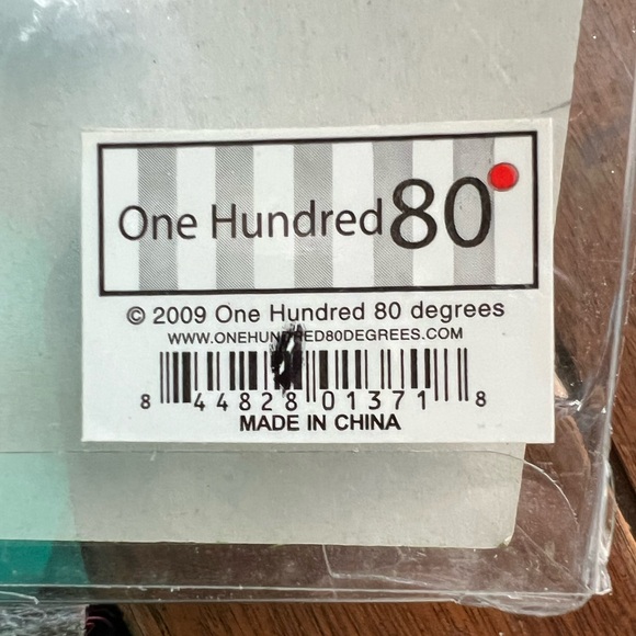 NEW IN BOX One hundred 80 degrees upside down Santa Claus glass swizzle sticks - Picture 3 of 4